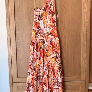 Petal and Pup Marietta One-Shoulder Maxi Dress